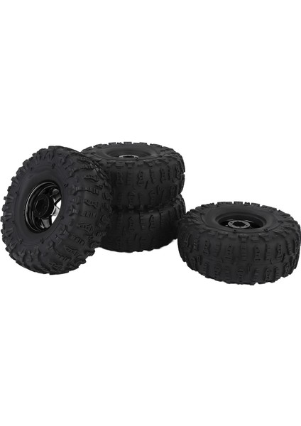 4 Adet Rc Paletli Lastik Seti 1.9 Inç Ka Evrensel Rc Lastik Metal Derin Oluk Altıgen Tekerlek Göbeği Jantlar Redcat Eksenel SCX10 Siyah (Yurt Dışından) fırsatları