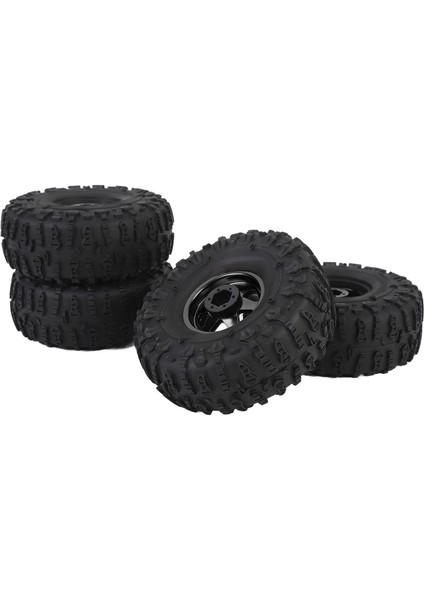 4 Adet Rc Paletli Lastik Seti 1.9 Inç Ka Evrensel Rc Lastik Metal Derin Oluk Altıgen Tekerlek Göbeği Jantlar Redcat Eksenel SCX10 Siyah (Yurt Dışından) indirimleri