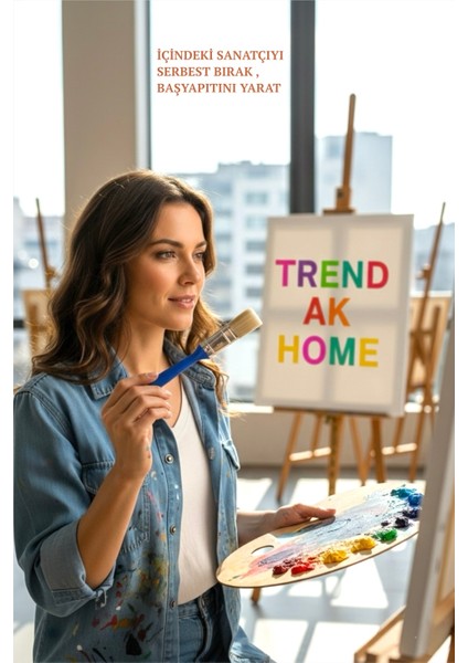 Lüks Ince Kestirme Fırçası No: 1