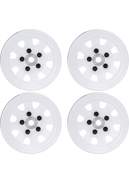 4 Adet 1.9" Alüminyum Alaşım Jant Jantlar Hub 1/10 Rc Paletli Eksenel SCX10 Trx4(Beyaz ) (Yurt Dışından) modelleri