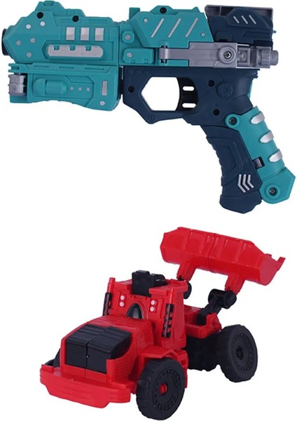 Transformation Seti (Kırmızı Robot ve Yeşil Tabanca) modelleri