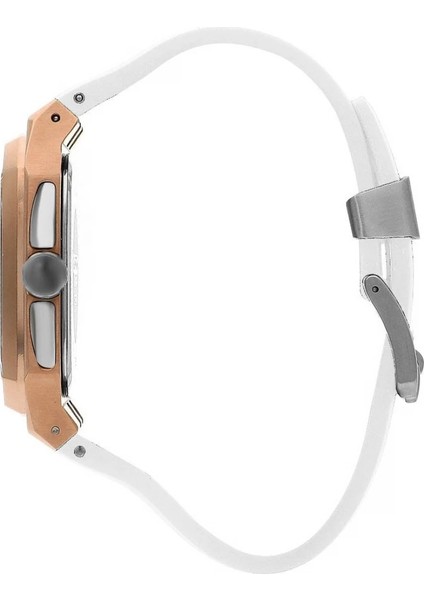 HNG1033.530 Erkek Kol Saati | Rose Gold Kronograf, Beyaz Kordonlu Özel Tasarım fiyatları
