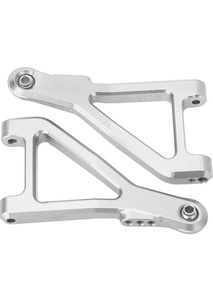 1 Çift Rc Ön Üst Salıncak Kolu Alüminyum Alaşımlı Süspansiyon Kolu Için Parçaları Yükseltme 1/10 UD1002 UD1002SE Çöl Off Road Kısa Kamyon Gümüş (Yurt Dışından) fırsatları