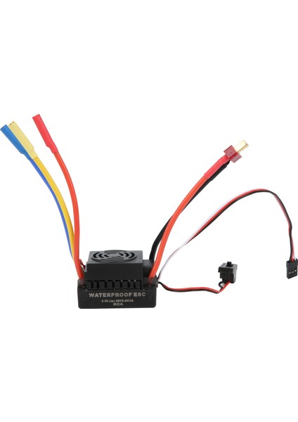 60A Su Geçirmez Fırçasız Esc Elektrikli Hız Kontrol Cihazı SCX10 1/10 Rc Araba Modelt Fişi (Yurt Dışından) fiyatları