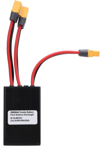 Çiftli Akü Deşarj Dönüştürücü DC20-80V XT60 Arayüzü Çift Pil Paralel Modülü Adaptörü Için 250-3000W Motor (Yurt Dışından)