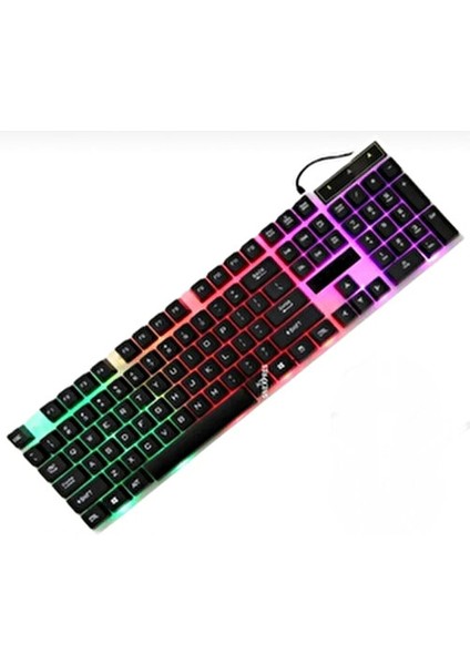 3in1 RGB Klavye Mause Razer Pad Esport Oyuncu Seti Gaming İçin Multimedya Tuşları fiyatları