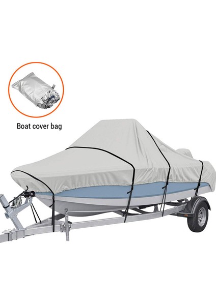 Tekne Örtüsü 11-22FT Açık V Şeklinde Yat Tozluk Yağmur Geçirmez Tekne Örtüsü Güneş Koruyucu Tafta 190T Gövde Koruyucu Kapak Dayanıklı Oxford Kumaş Anti-Aging (Yurt Dışından) fırsatları