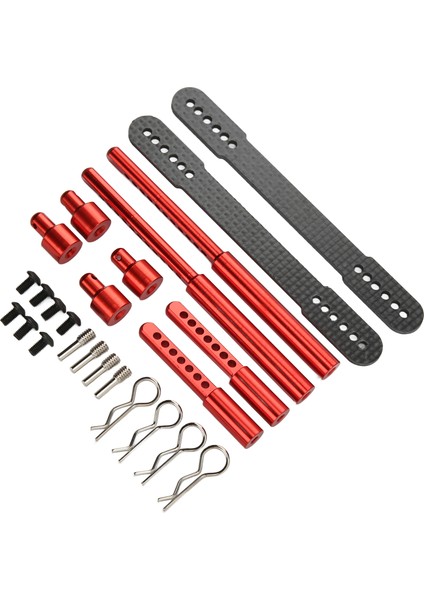 Rc Kabuk Sütunlar Ön Arka Alüminyum Alaşımlı Karbon Fiber Araç Gövde Montaj Sonrası Eksenel SCX10 90046 90047 1/10 Rc Carred (Yurt Dışından) fiyatları