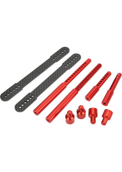 Rc Kabuk Sütunlar Ön Arka Alüminyum Alaşımlı Karbon Fiber Araç Gövde Montaj Sonrası Eksenel SCX10 90046 90047 1/10 Rc Carred (Yurt Dışından) fırsatları