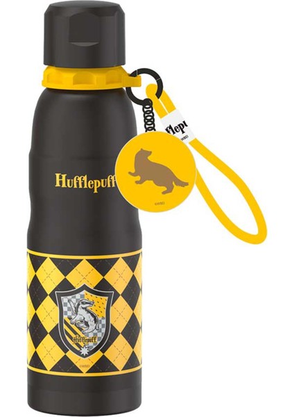Harry Potter Lisanslı Charmlı Termos 600 ml - Hufflepuff modelleri