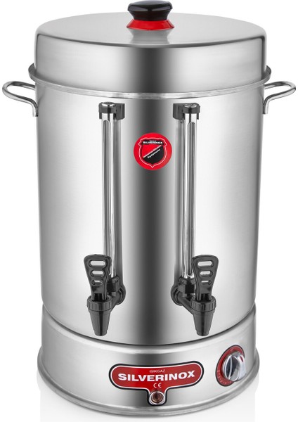 Silverinox Paslanmaz Çelik 400 Bardak Elektrikli Çay Kazanı