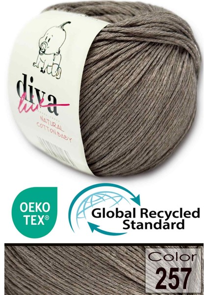 Premium Amigurumi Ipi Punch (Panç) Bebe Soft Cotton 50 gr Örgü Pamuk Ip - Vizon