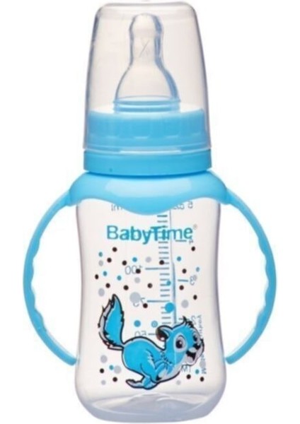 Mavi Silikon Kiraz Uçlu Kulplu Biberon 150 Ml, Güvenle Kullanabileceğiniz Kolay Tutmalı. fiyatları