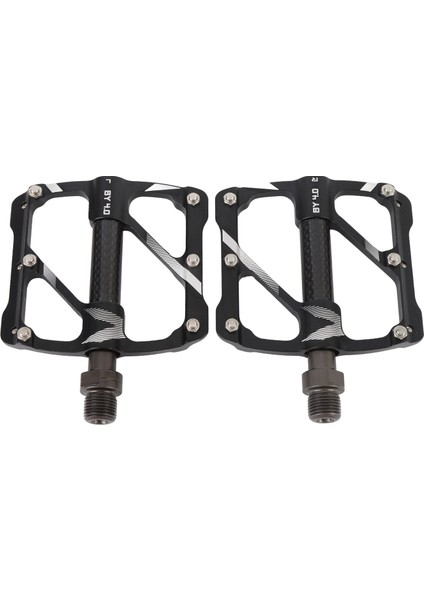 1 Çift Bisiklet Pedalları Alüminyum Alaşımlı Genişletilmiş Kaymaz 3 Rulman Düz Pedal Değiştirme Dağ ve Yol Sürme Için Siyah (Yurt Dışından) fiyatları