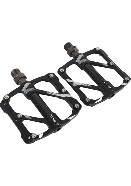 1 Çift Bisiklet Pedalları Alüminyum Alaşımlı Genişletilmiş Kaymaz 3 Rulman Düz Pedal Değiştirme Dağ ve Yol Sürme Için Siyah (Yurt Dışından) modelleri
