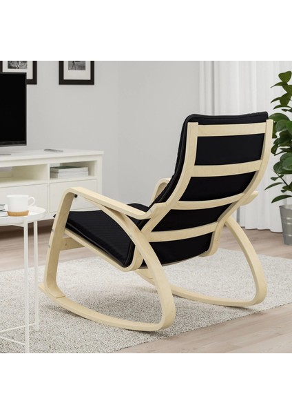 Poäng Sallanan Koltuk Knisa Siyah Huş fırsatları