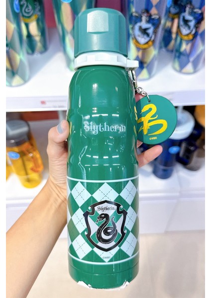 Harry Potter Lisanslı Charmlı Termos 600 ml - Slytherin fiyatları