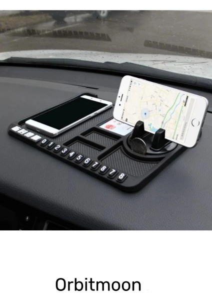 Yeni Seri Kaydırmaz Numaratör Çizdirmez Çok Fonksiyonlu Araç Içi Torpido Telefon Tutucu fiyatları