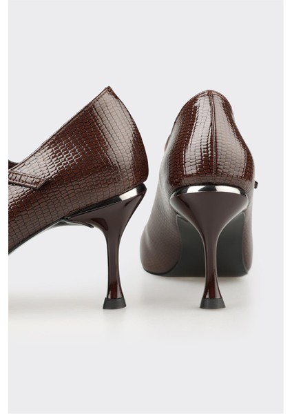 Kahve Kadın Orta Topuk Ayakkabı fırsatları