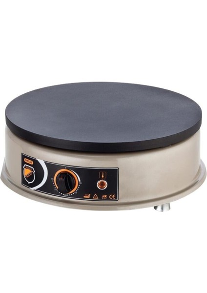 Silverinox Krep Makinesi, 40 Cm, Elektrikli, Gri
