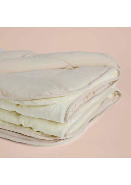 Çift Kişilik Çift Taraflı Welsoft Yorgan Krem 195X215 cm - Velour Serisi modelleri