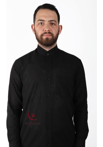 Erkek Battal Keten Gömlek