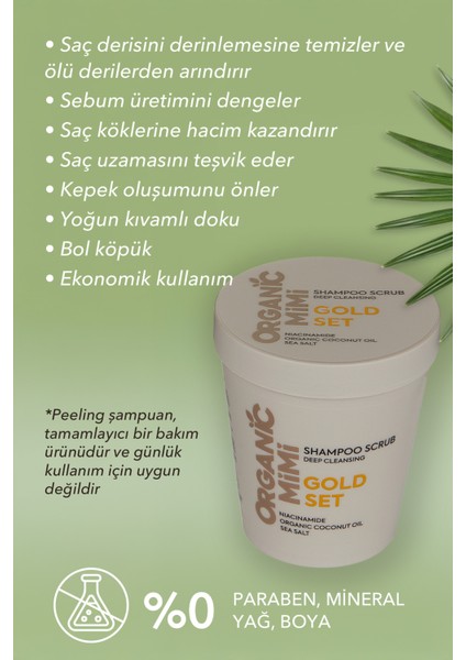 Peeling Şampuan Hindistan Cevizi & Deniz Tuzu, Arındırıcı Şampuan ve Saç Peelingi, 310 G modelleri