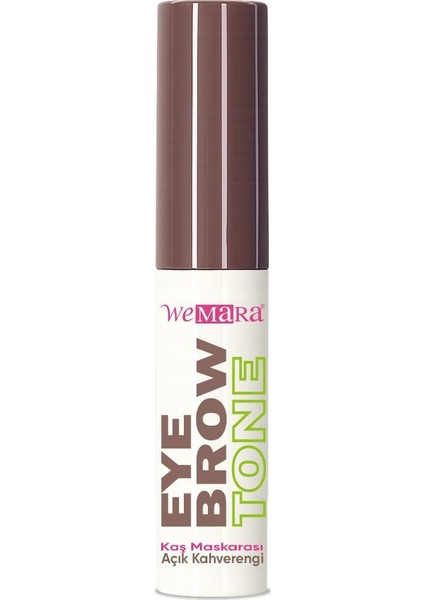 Eyebrow Mascara Kullu Acık Kahve 5 ml - Kas Renklendırıcı
