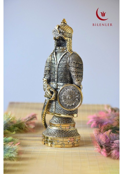 Fetih Zırh Ayetel Kürsi Biblo 11X21 cm (Küçük Boy) – Gümüş Renk Metal Dekoratif Aksesuar modelleri