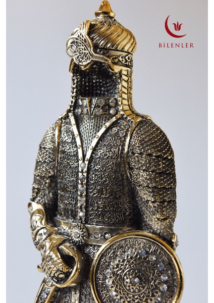 Fetih Zırh Ayetel Kürsi Biblo 11X21 cm (Küçük Boy) – Gümüş Renk Metal Dekoratif Aksesuar fırsatları