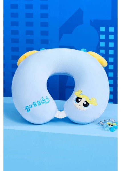 Powerpuff Girls Lisanslı Hafızalı Boyun Yastığı (Bubbles)
