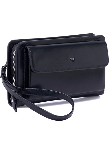 Lacivert Hakiki Deri Erkek Portföy Çantası - S1PC00021242-H86 fırsatları