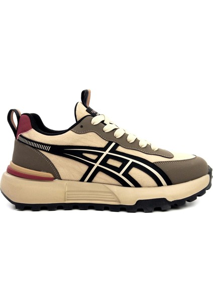 25K501-2 Erkek Bağcıklı Kalın Taban Sneaker Ayakkabı