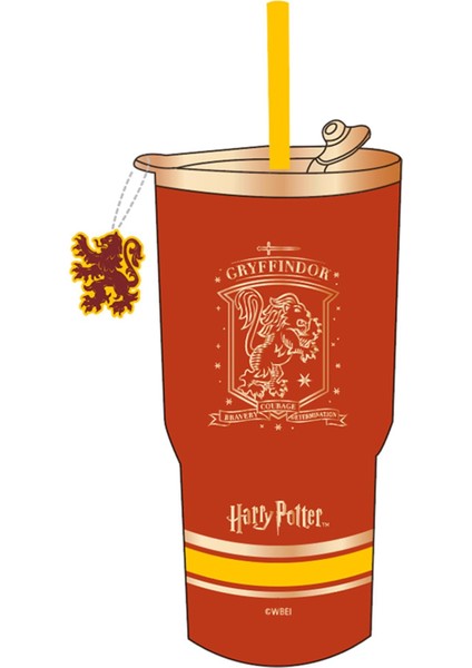 Harry Potter Lisanslı Pipetli Termos (580ML) - Gryffindor fiyatları
