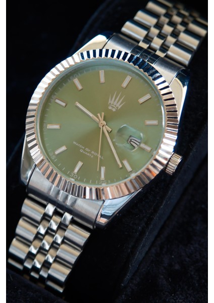 Crest Line Silver Yeşil Kol Saati