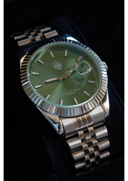 Crest Line Silver Yeşil Kol Saati fiyatları