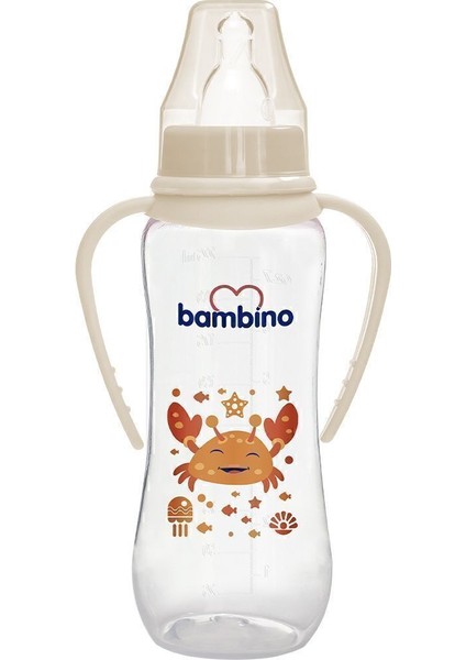 Şeffaf 250 ml Kulplu Pp Biberon, Hafif ve Güvenli Bebek Için Ideal