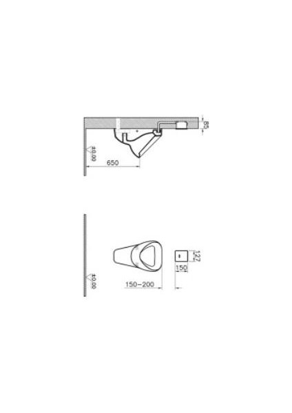 Pisuvar Yıkama Sistemi 310-2911 Temassız - Elektrikli - Mat Krom fiyatları