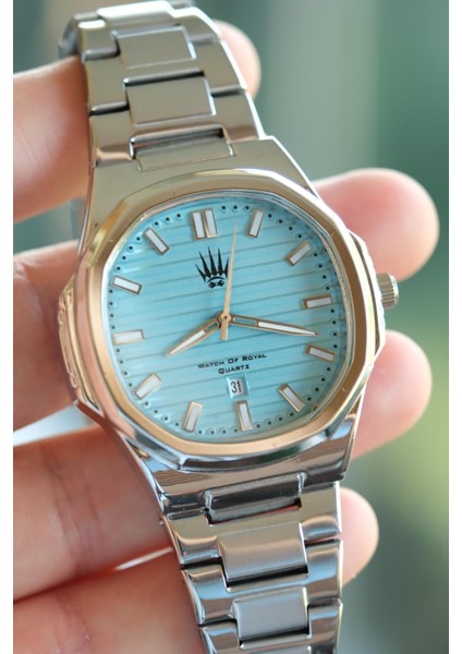 Novatick Silver Turkuaz Kol Saati modelleri