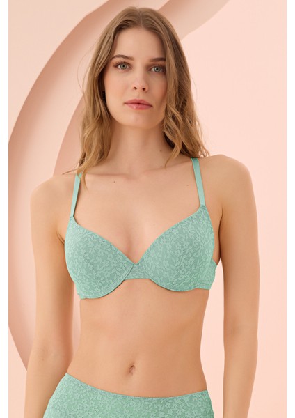 Su Yeşili Nirvana Destekli Tek Sütyen