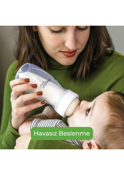 Yenidoğan Biberon Seti, Anti-Kolik, Yavaş Akış, 118ML, 5 Liner ve 6 Saklama Kabı indirimleri