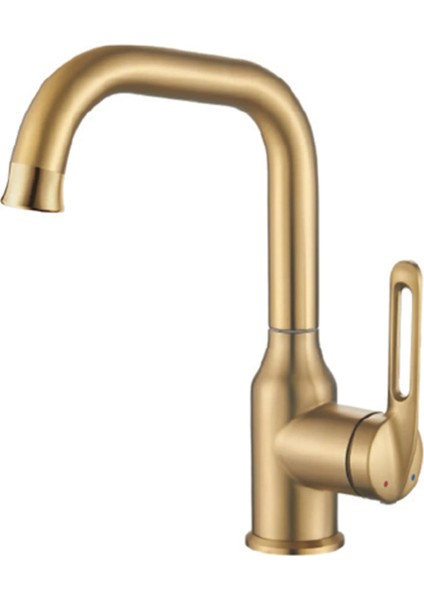 Mat Gold Uzun Lavabo Bataryası