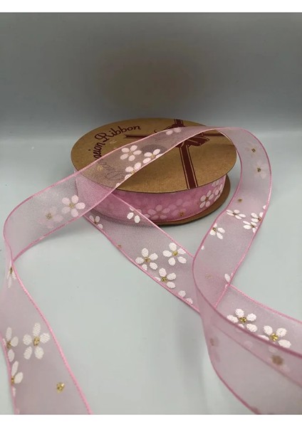 Organize Kurdele Dekoratif Desenli 10 Metre 25 mm