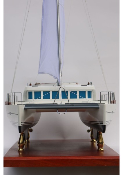 Lagoon 440 Ahşap Koleksiyonluk Model Katamaran El Yapımı Tekne Maketi fiyatları