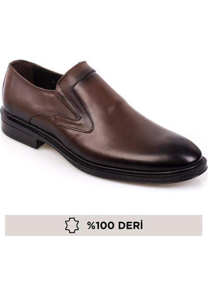 Hakiki Deri, Bağcıksız, Iç Dış Deri Erkek Ayakkabı
