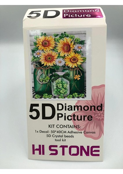 50X40 Boncuklu Taş Işleme Mozaik Elmas Goblen Tablo Resim Boncuk Puzzle Dıamond Paıntıng Hı Stone