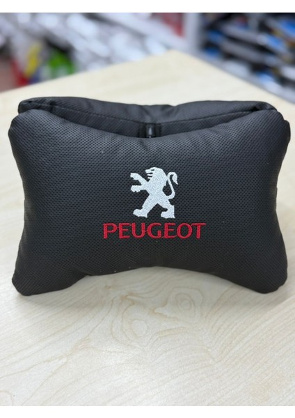 Araba Oto Koltuk Boyun Yastığı Seyahat Yastık Peugeot 2 Adet