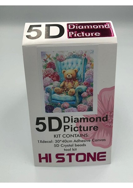 30X40 Boncuklu Taşlı Mozaik Elmas Goblen Pano Tablo Resim Puzzle Dıamond Paıntıng Hı Stone