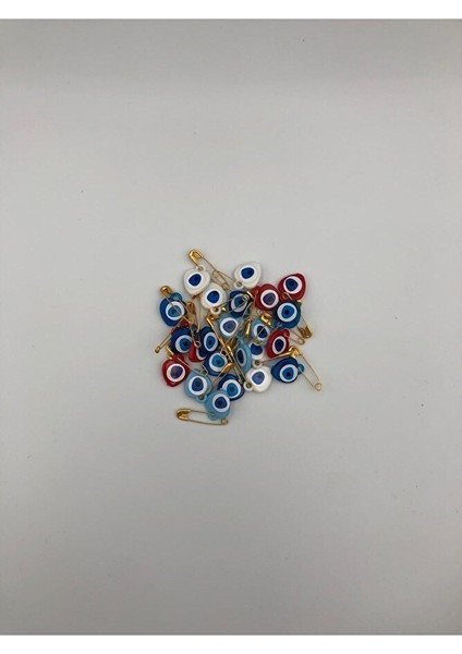 Nazar Boncuğu Sarı Çengelli Iğneli Karışık Renkli 50 Adet fiyatları