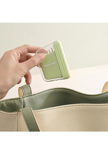 Özel Kutulu Dikiş Iğnesi, Yeşil Renk, Iğne Set, Nakış, Punch, indirimleri